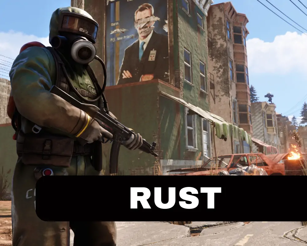 Rust game server banner.